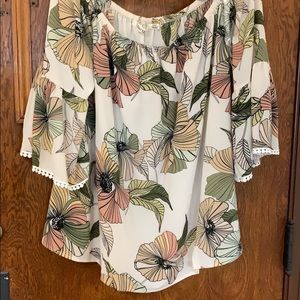 NWT LIBERTY LOVE OFF THE SHOULDER TOP